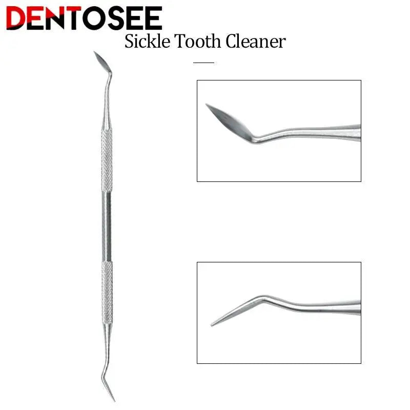 Zahnarzt Sauber Werkzeuge Dental Spiegel Doppel Sonde/sichel/schuh Zahn Reiniger Edelstahl Dental Werkzeug Produkte Mundpflege kit