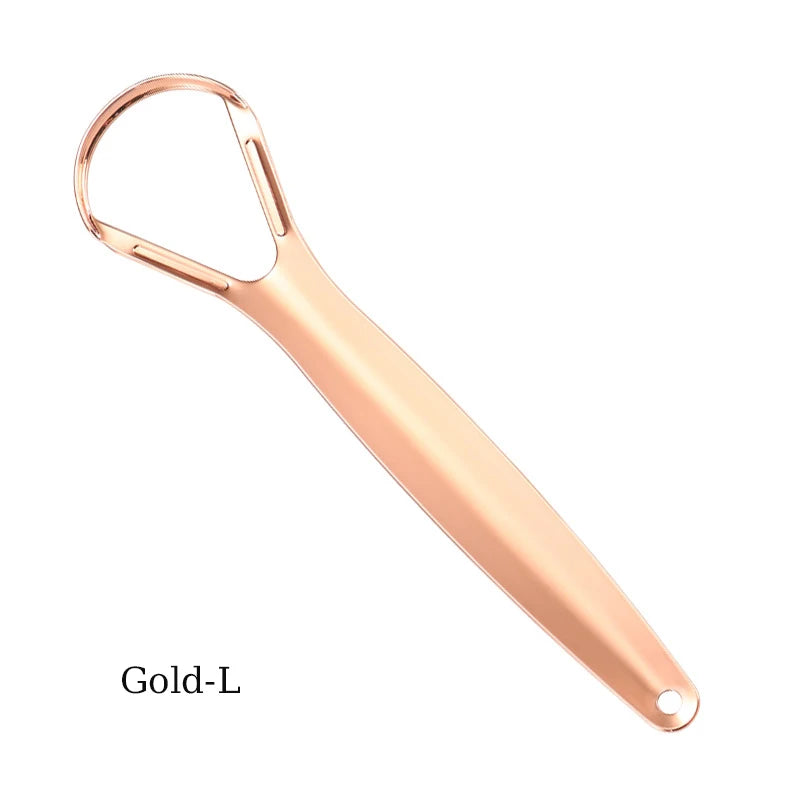 Edelstahl Zungenschaber – Frischer Atem & Effektive Mundhygiene